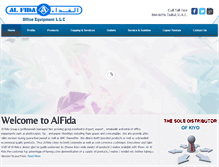 Tablet Screenshot of alfidagroup.com